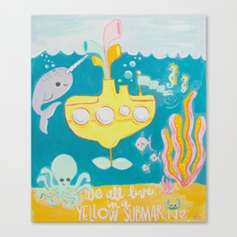 Yellow Submarine Canvas Print