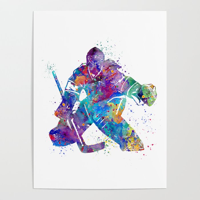 Hockey Skates Wall Art, Digital Art