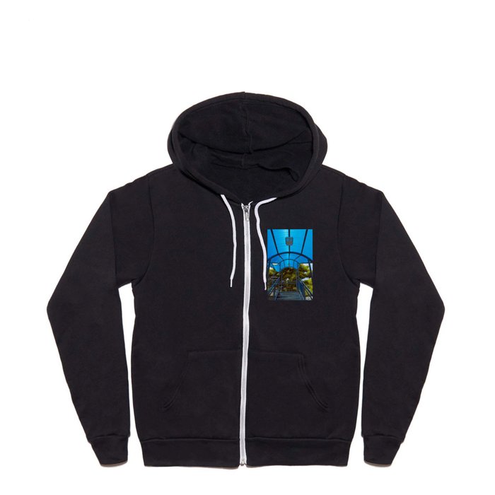 Staircase in Panama Full Zip Hoodie