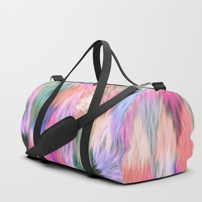 Faux fur best sale duffle bag