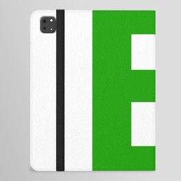 Letter B (Green & White) iPad Folio Case