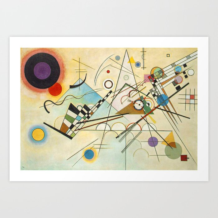 Wassily Kandinsky Composition 8 Art Print