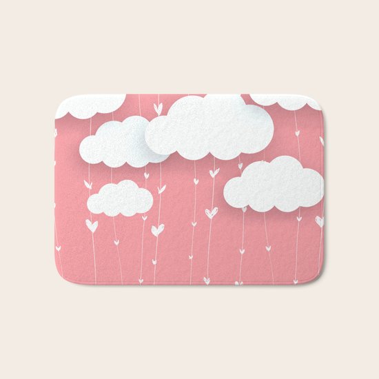 Raining Love Bath Mat