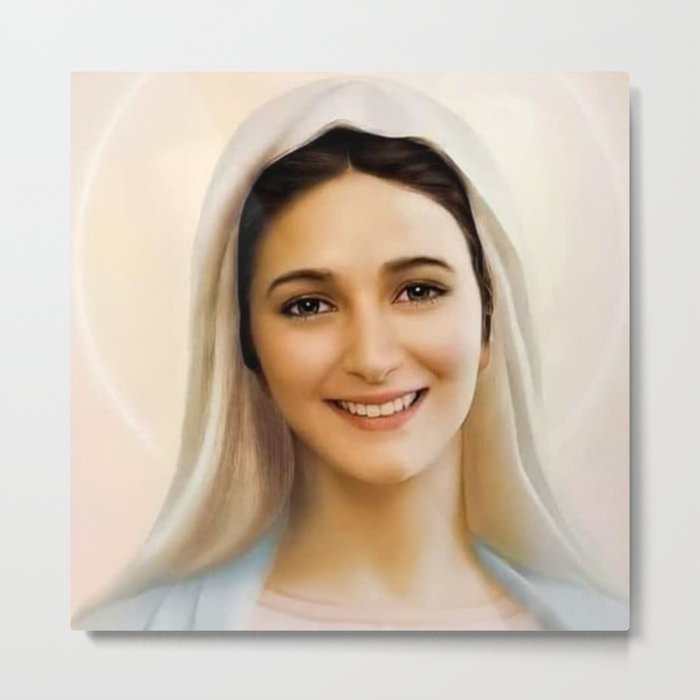 Our Lady of Medjugorje, Virgin Mary, Majka Božja, Madonna di Medjugorje Metal Print