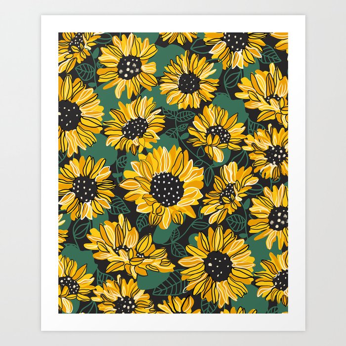 Sunflowers III Art Print