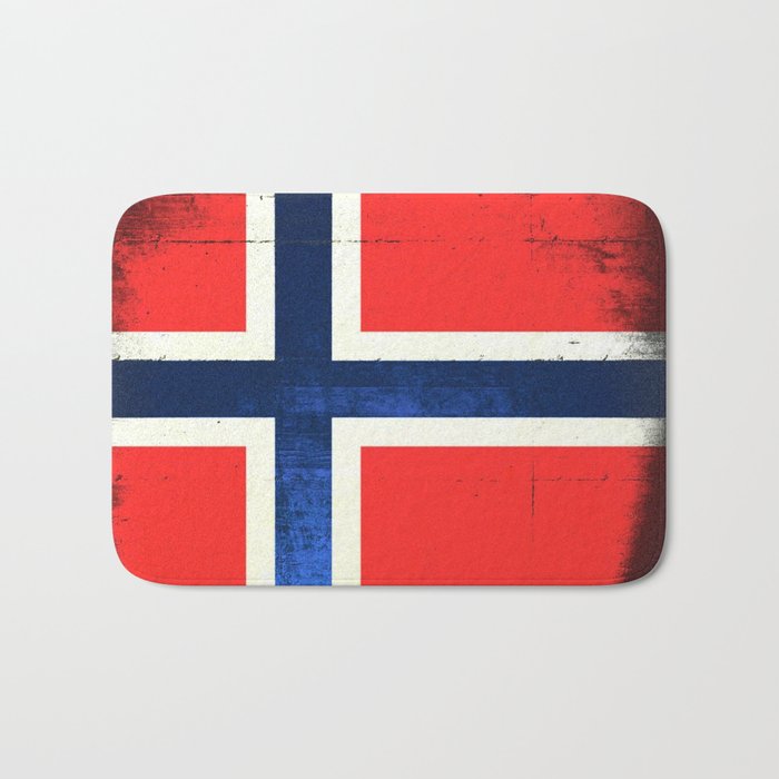 Norwegian flag Bath Mat