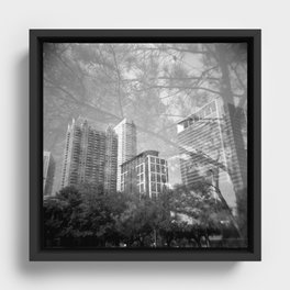 untitled (garden city) Framed Canvas