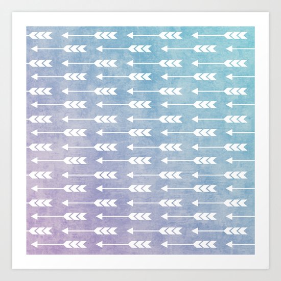 Aztec Pattern 09 Art Print