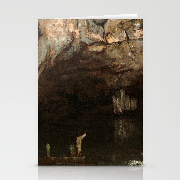 La Grotte de la Loue, Source of the Loue, 1864 by Gustave Courbet Stationery Cards