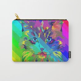 Colorful cat Carry-All Pouch