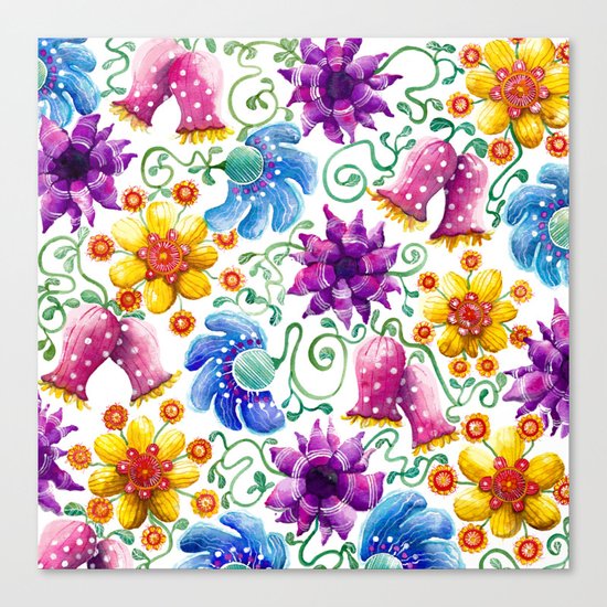 Summer Flowers Canvas Print