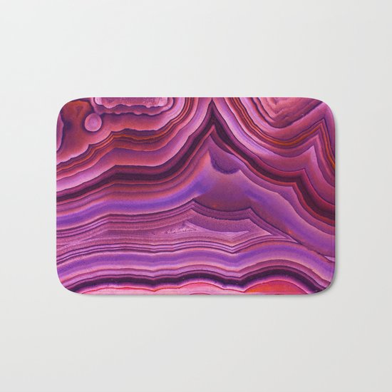 Mystic agate stone Bath Mat