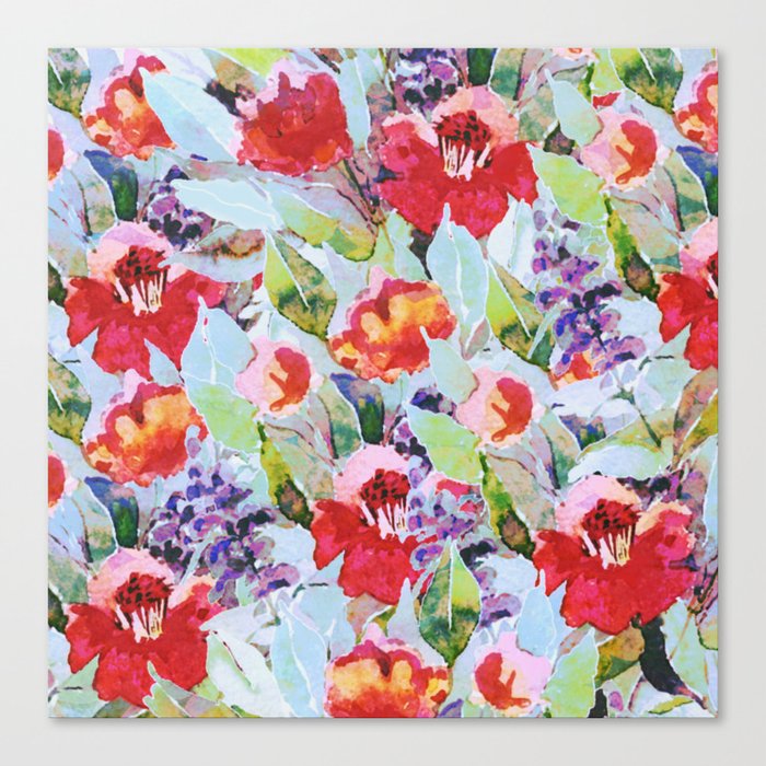 Campagne Fleurie Canvas Print By Clemm Society6 Campagne Fleurie Canvas Print By Clemm Society6