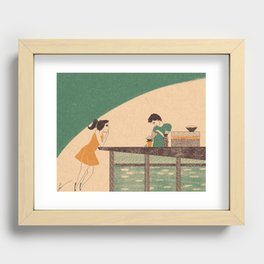 Barista Love Recessed Framed Print