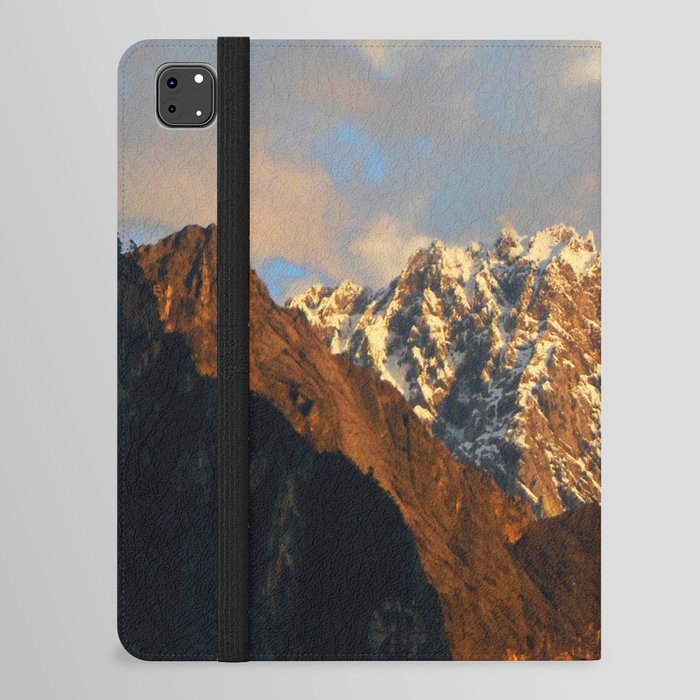 China Photography - Beautiful Sunset Over Yunnan Himalayas iPad Folio Case