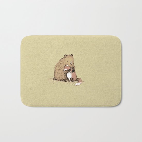 Grizzly Hugs Bath Mat