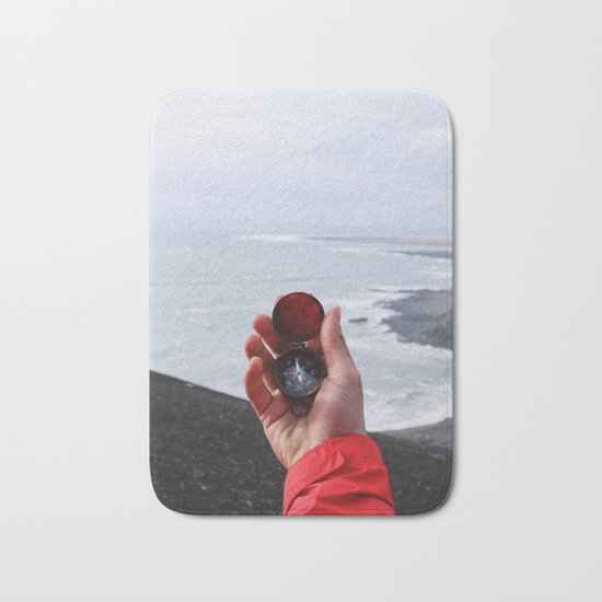 On with the Wanderlust - Find Your Way to Adventure Bath Mat