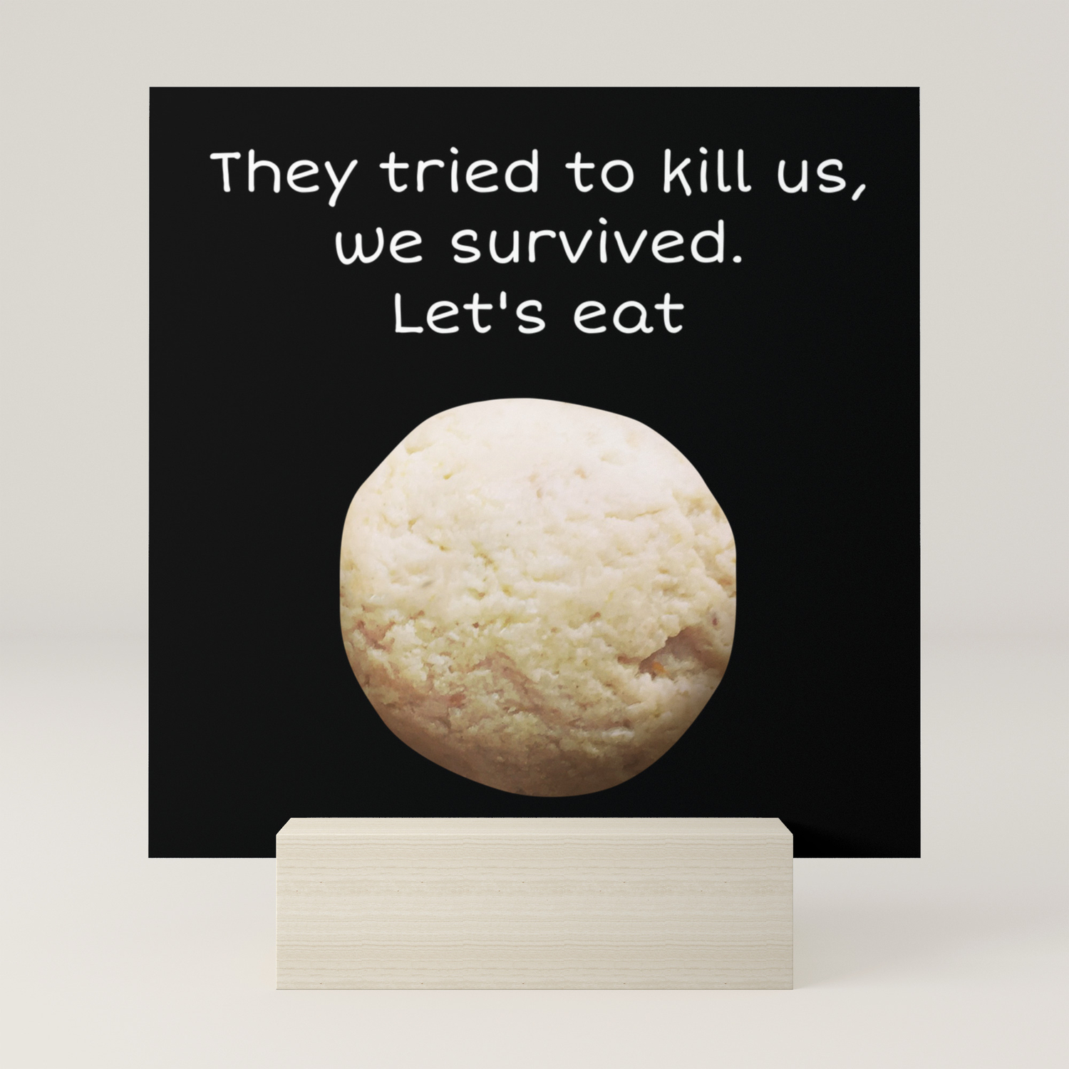 Passover Special They Tried To Kill Us We Survived Let S Eat Black Mini Art Print By Tal Gur S Musthaves Society6