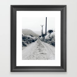 road farm - Support my small business Framed Art Print