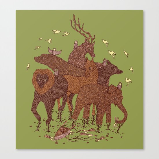 Topiary Canvas Print