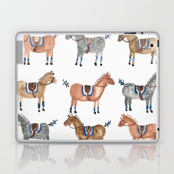 Polo Pony Parade Laptop & iPad Skin