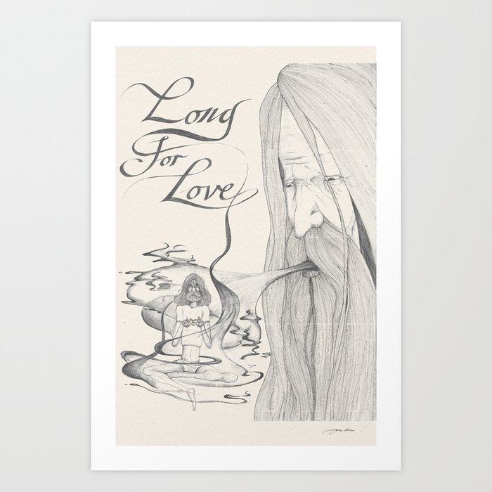 Long for love Art Print