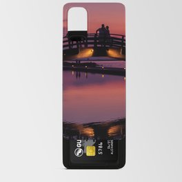 Lefkada Marina Bridge at sunset Android Card Case