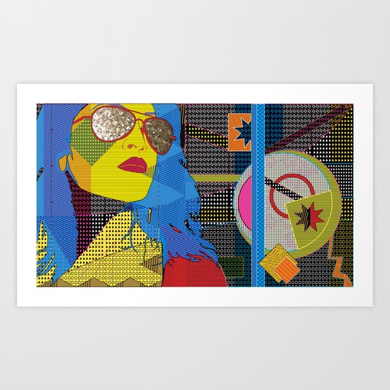 Pop & Sparkle Art Print by RAGIMATE | Society6