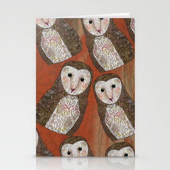 Barn Owl Stationery Cards