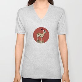 Gazelle V Neck T Shirt