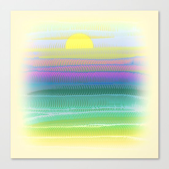 Sun Summer Canvas Print