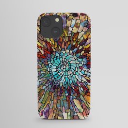 Stained Glass Spiraling iPhone Case