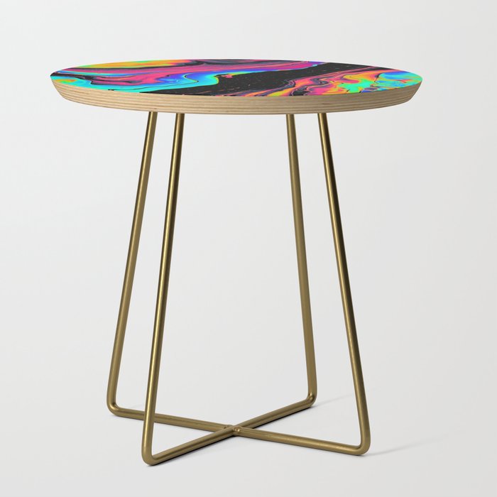 Indigo Color Art Side Table