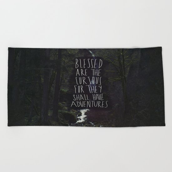 Curious Adventures Beach Towel
