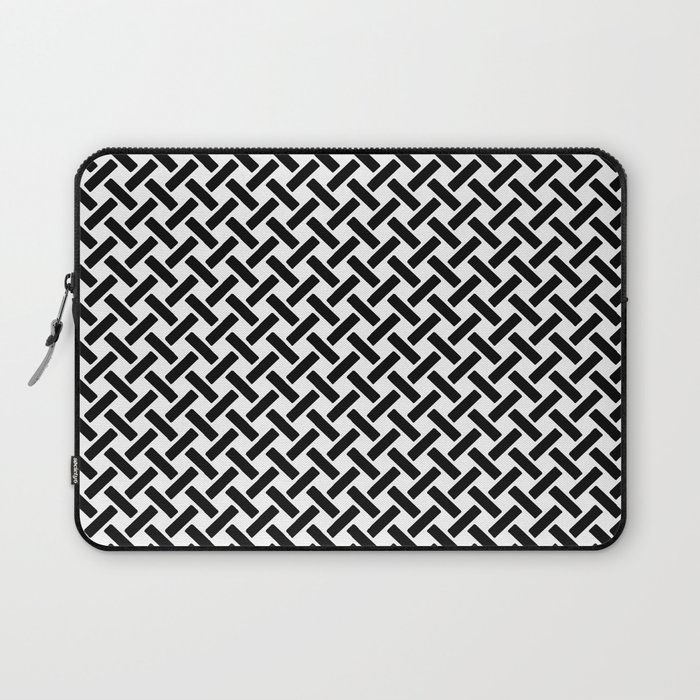 Basket Weave Pattern Inverted. Laptop Sleeve