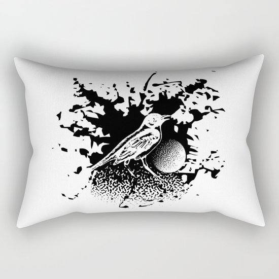 Bird Gard Rectangular Pillow