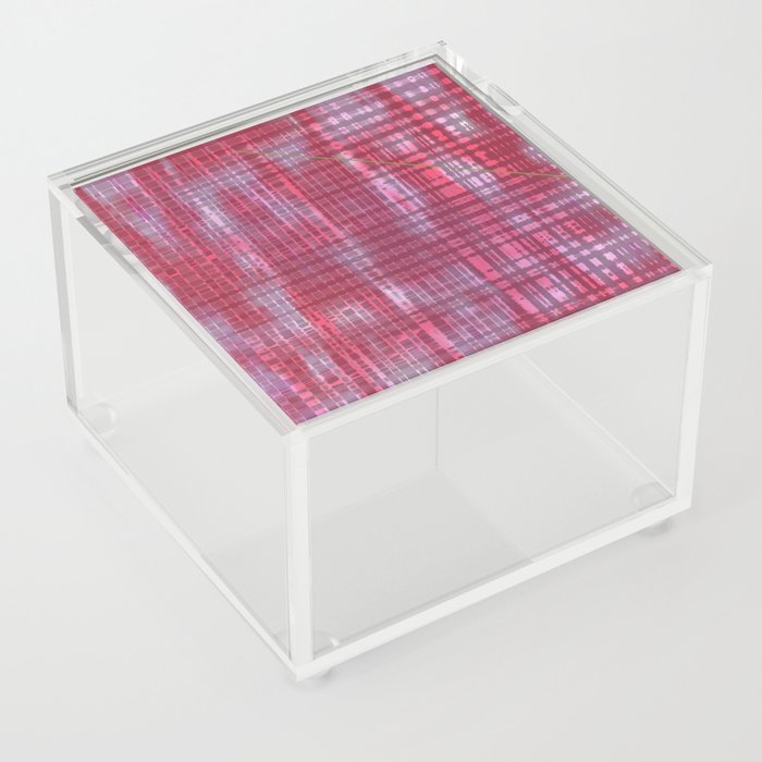 Interesting abstract background and abstract texture pattern design artwork. Acrylic Box