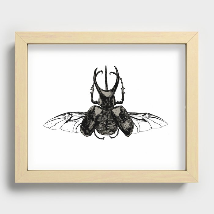 Scarab Two Recessed Framed Print