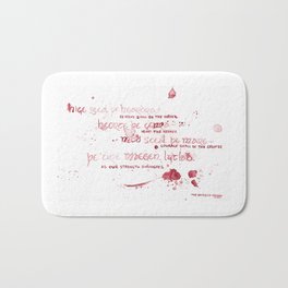 The Battle of Maldon Bath Mat | Soldier, Blood, Wisdom, Painting, Oldenglish, Typography, War, Quote, Anglo Saxon, Courage 