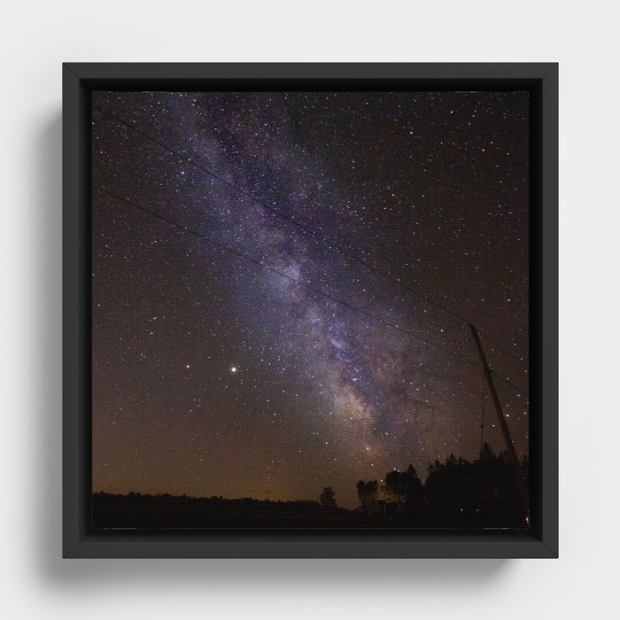 The Milky Way 2020 Framed Canvas