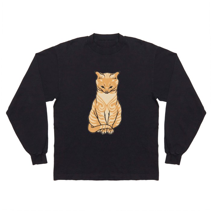 Ginger Cat Long Sleeve T Shirt