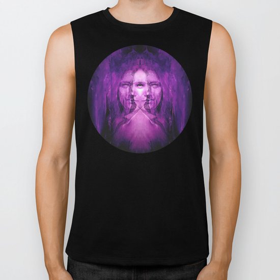 Hemispheres - reloaded - purple Biker Tank
