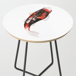 Japanese style two artistic carp Side Table