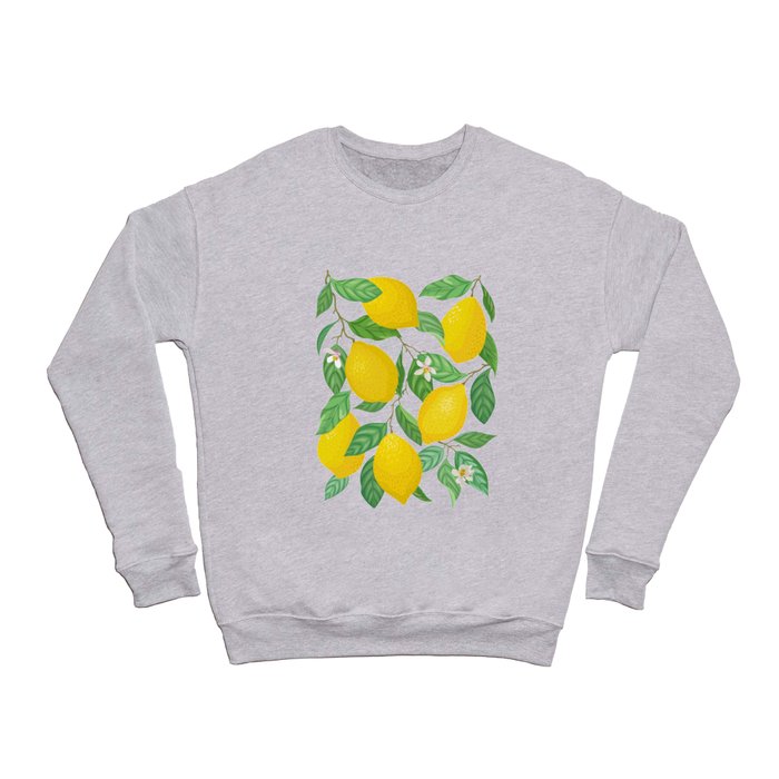 Lemon Pattern I Crewneck Sweatshirt