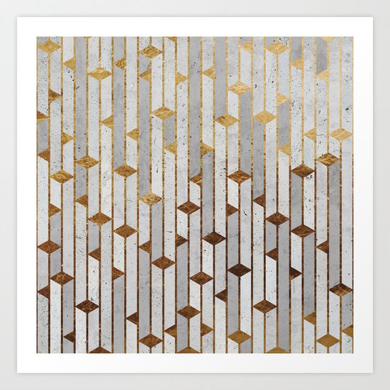 Concrete Skyscrapers Art Print