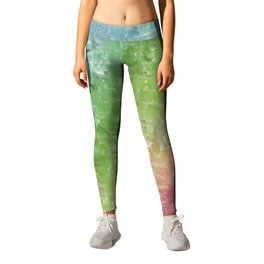 Abstract art Leggings | Unique, Canvas, Modern, Goodfeeling, Vivid, Lively, Happiness, Abstract, Dream, Painting 