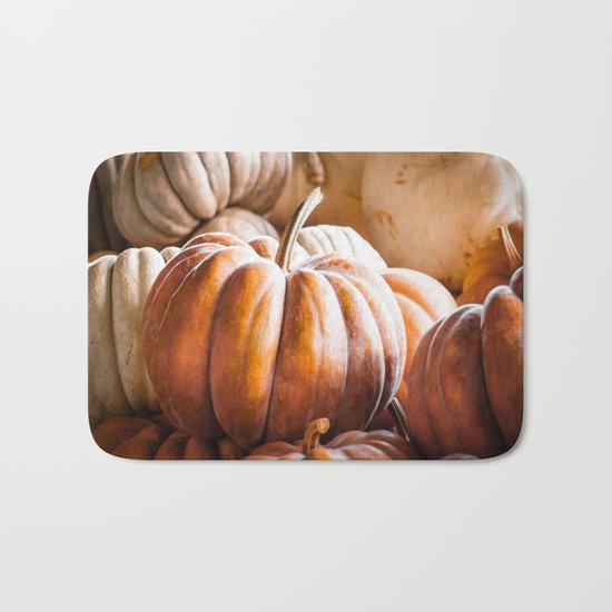 Autumn Pumpkins Bath Mat