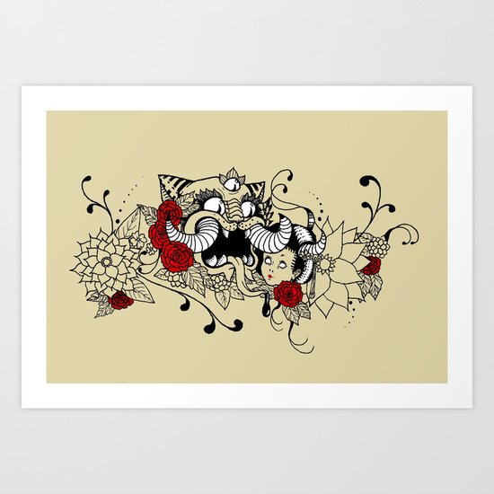 cọp Art Print