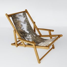 Snowy Nature Walk in the Scottish Highlands Sling Chair