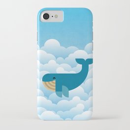 whale & clouds iPhone Case